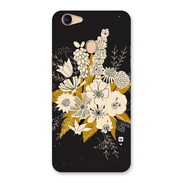 Flower Drawing Back Case for Oppo F5 Youth